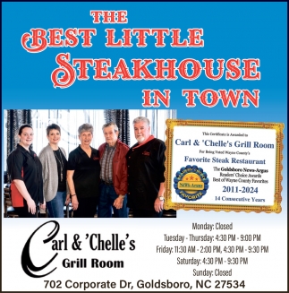 Carl & 'Chelle's Grill Room
