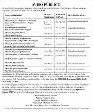 Nash County Public Schools