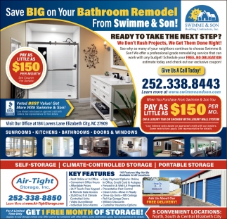 Swimme & Son Sunrooms