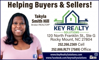 Takyla Smith Hill - Key Realty Solutions