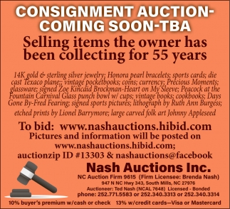 Nash Auctions, Inc