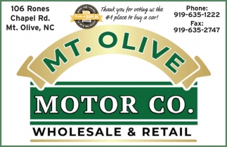 Mt. Olive Motor Co. 