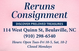 Reruns Consignment