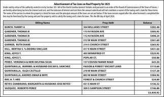 Board of Commissioners of the Town of Faison