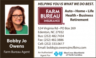 Farm Bureau - Bobby Jo Owens