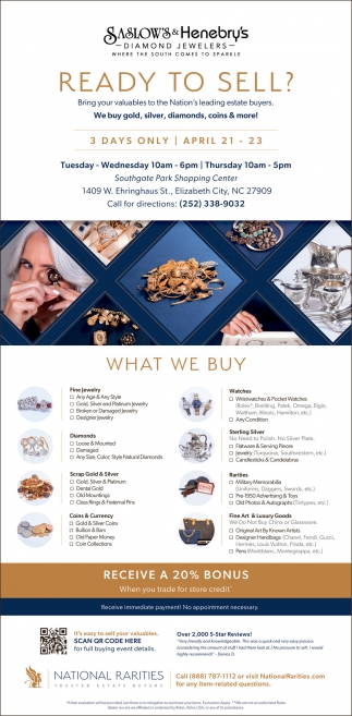 Saslow's & Henebry's Diamond Jewelers