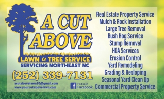 A Cut Above Lawn & Tree Service
