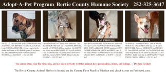 Adopt-A-Pet Program Bertie County Humane Society