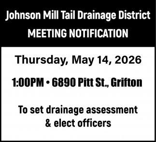 Johnson Mill Tail Drainage District