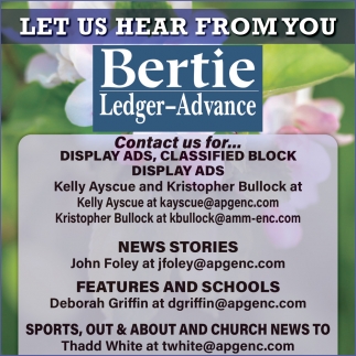 Bertie Ledger-Advance - John Foley