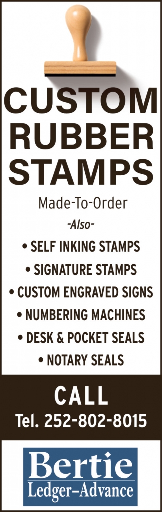 Custom Rubber Stamps 252-802-8015