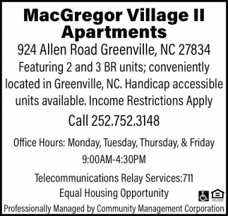 MacGregor Village Apartments I & II