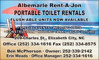 Albemarle Rent-A-Jon 