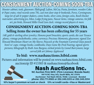 Nash Auctions, Inc