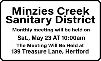 Minzies Creek Sanitary District