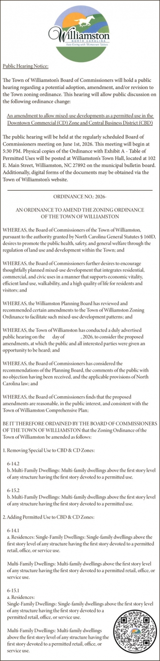 Town of Williamston