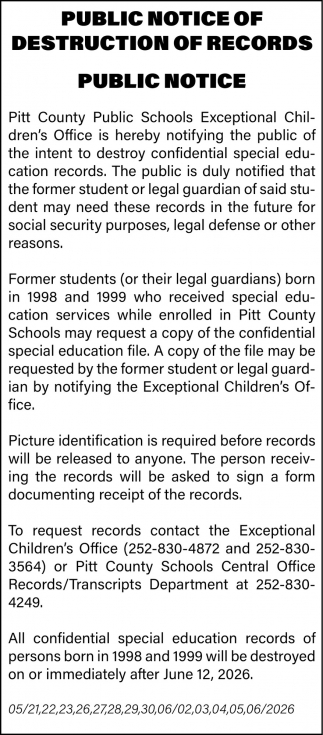 Pitt County Schools