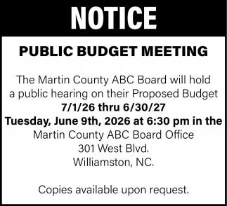 Martin County ABC Board