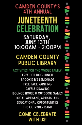 Camden County's 4th Annual Juneteenth Celebration