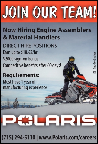Polaris industries job application