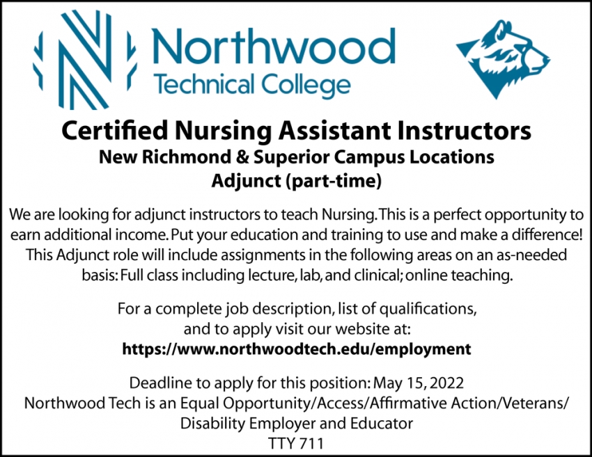 Certified Nursing Assistant Instructors 