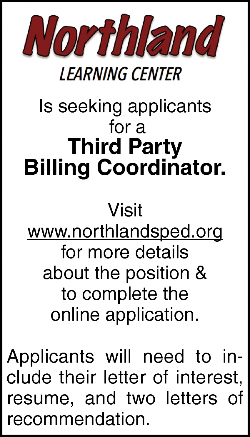Third Party Billing Coordinator