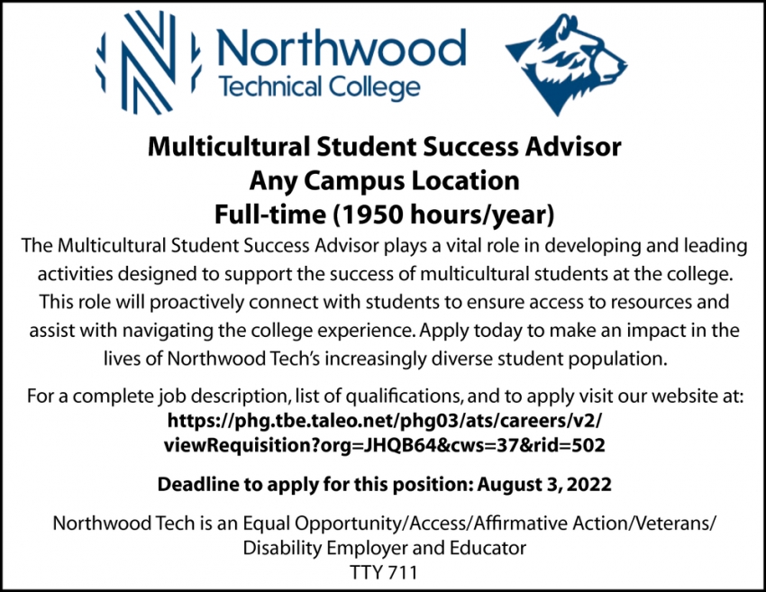 Multicultural Student Success Advisor