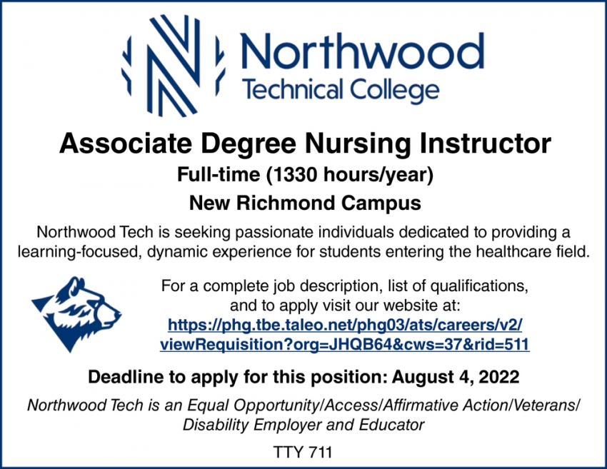 Associate Degree Nursing Instructor