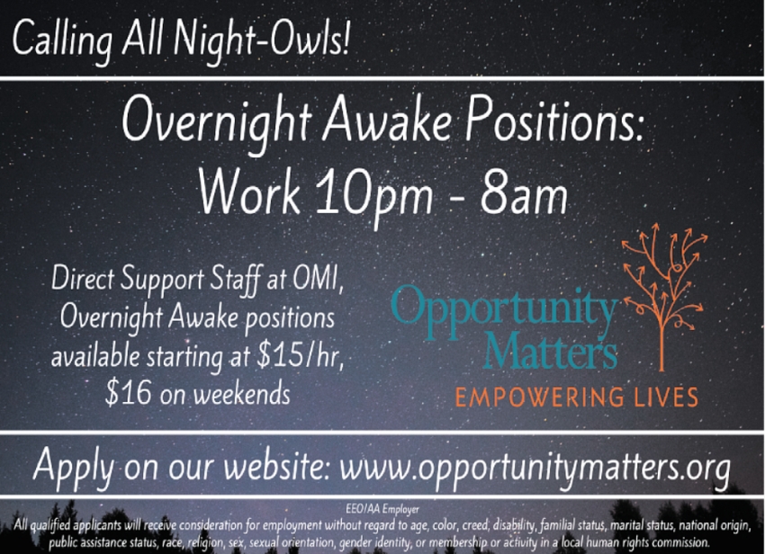 Overnight Awake Positions