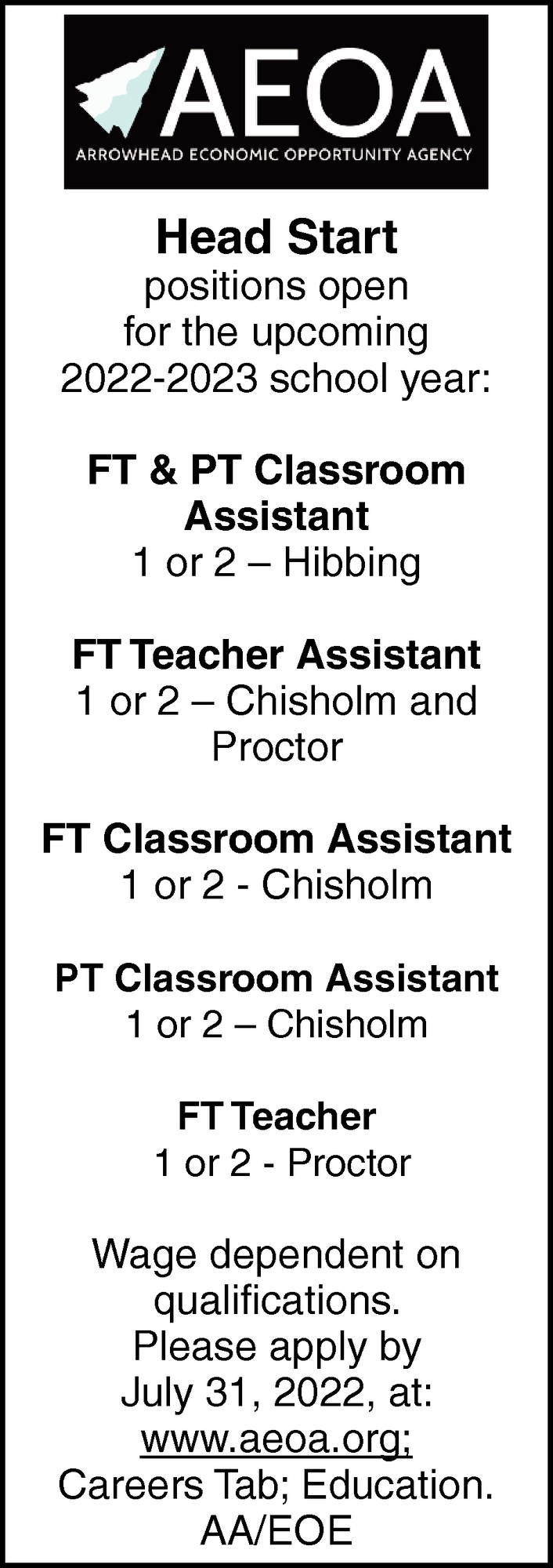 Teacher Assistant, Teacher