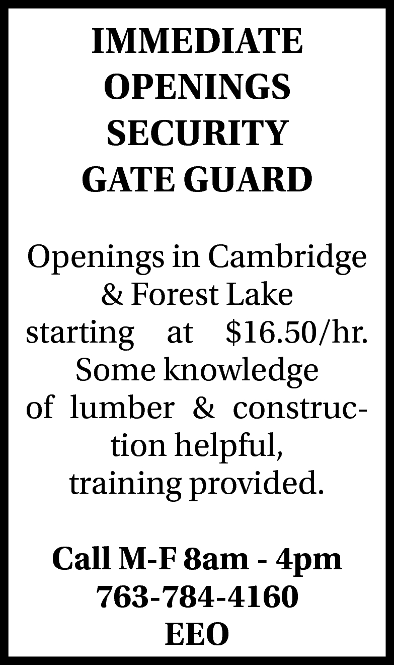 Security Gate Guard