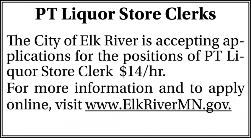 PT Liquor Store Clerks