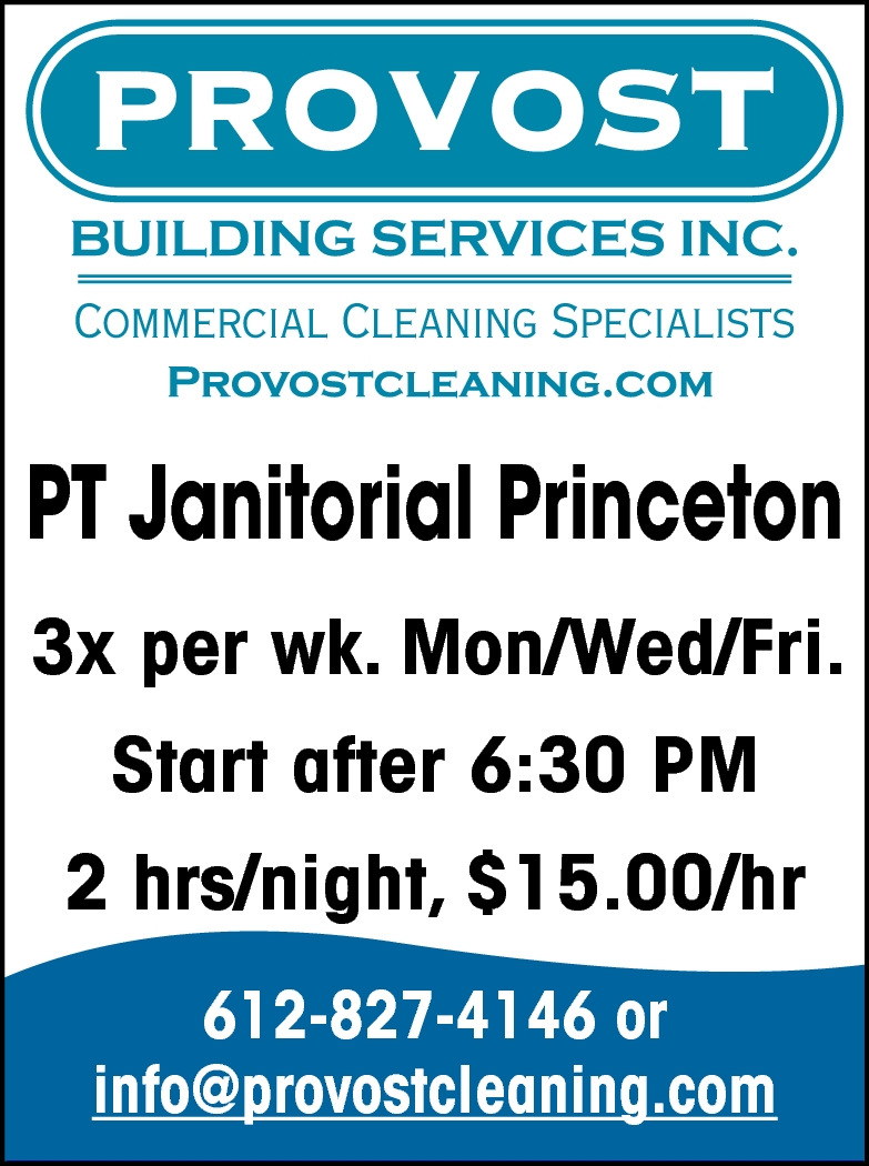 PT Janitorial Princeton