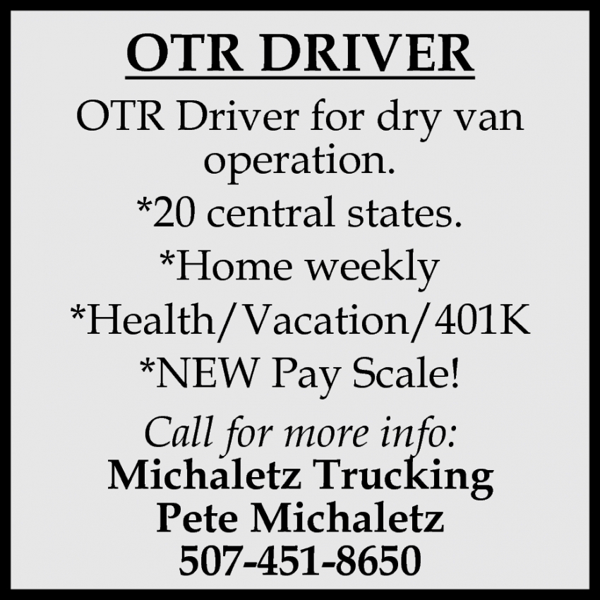OTR Driver