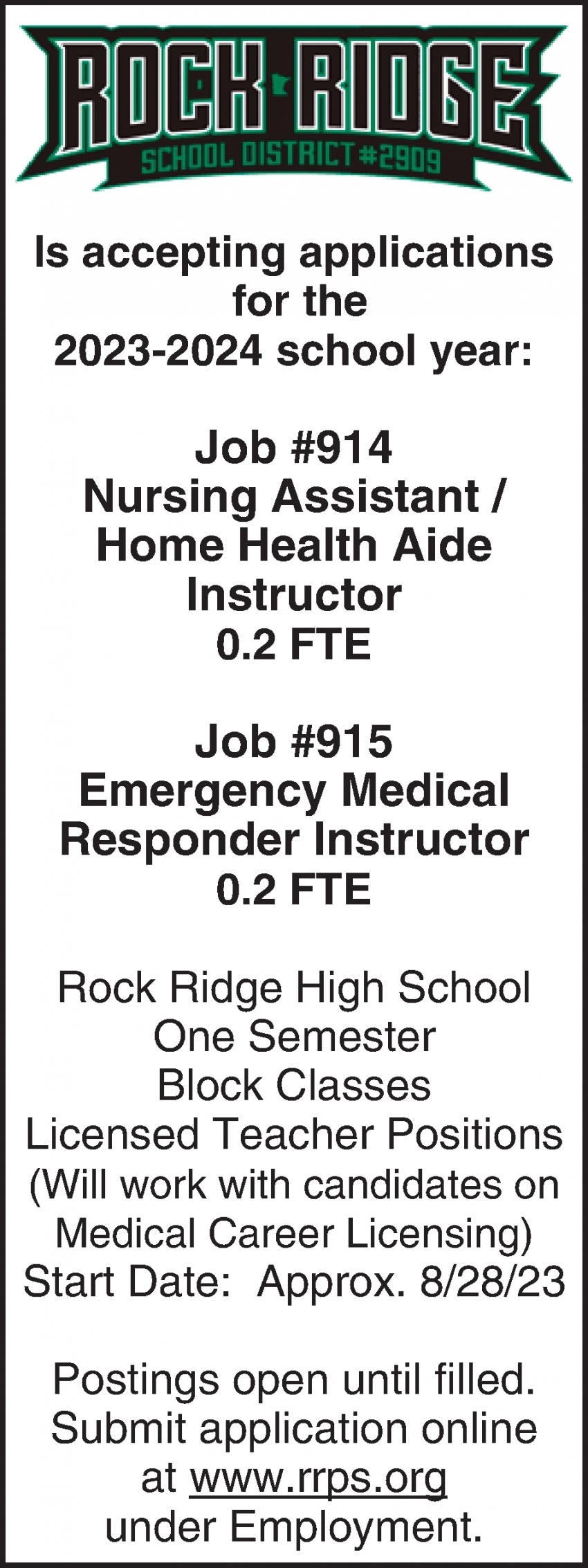 Nursing Assistant/ Home Health Aide Instructor