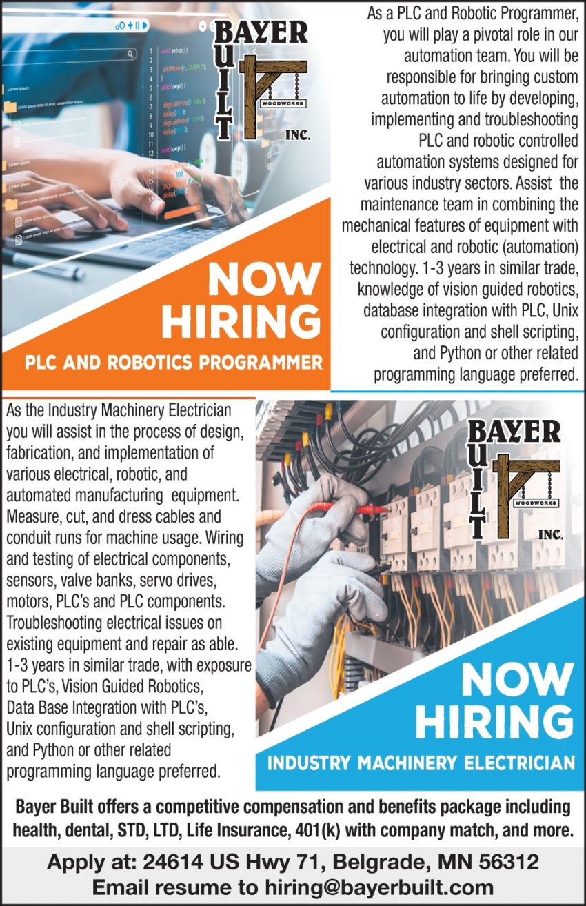 PLC and Robotics Programmer