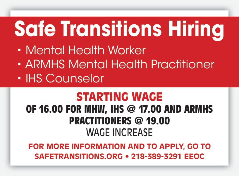Mental Health Worker - ARMHS Mental Health Practitioner - IHS Counselor