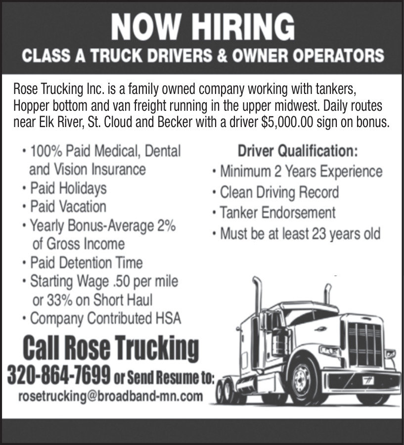 Class A Truck Drivers & Owner Operators