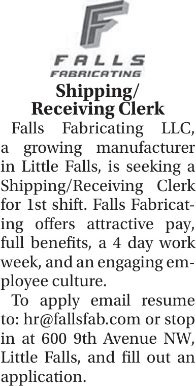 Shipping/Receiving Clerk