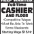 Full-Time Cashier