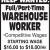 Full/Part-Time Warehouse Worker