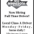 Now Hiring Full Time Driver!