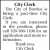 City Clerk