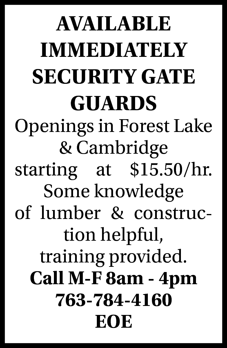 Security Gate Guards