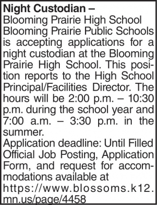 Blooming Prairie High School