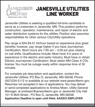Janesville Utilities