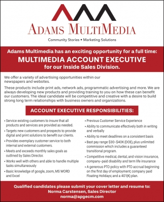 Adams MultiMedia - Norma Carstensen