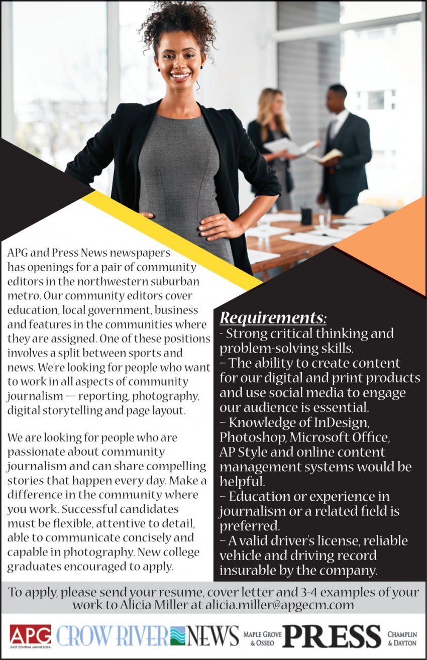 APG and Press News Newspapers