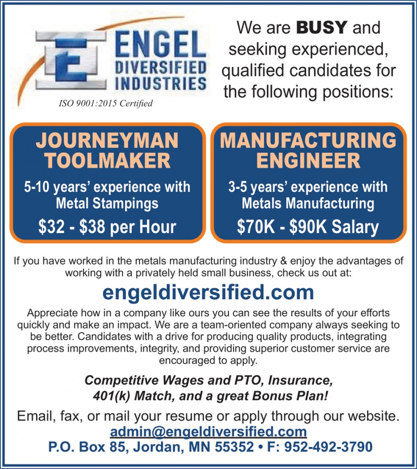 Engel Diversified Industries
