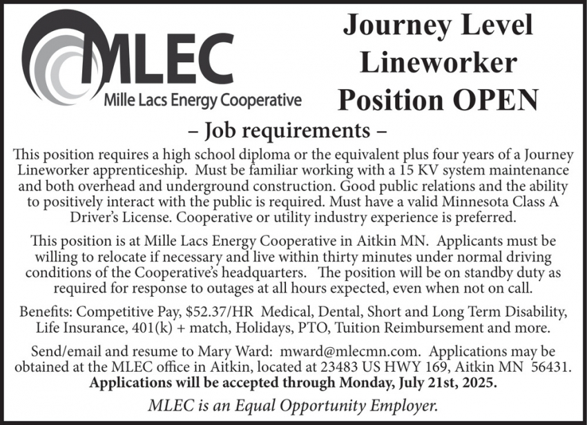 MLEC - Mille Lacs Energy Cooperative